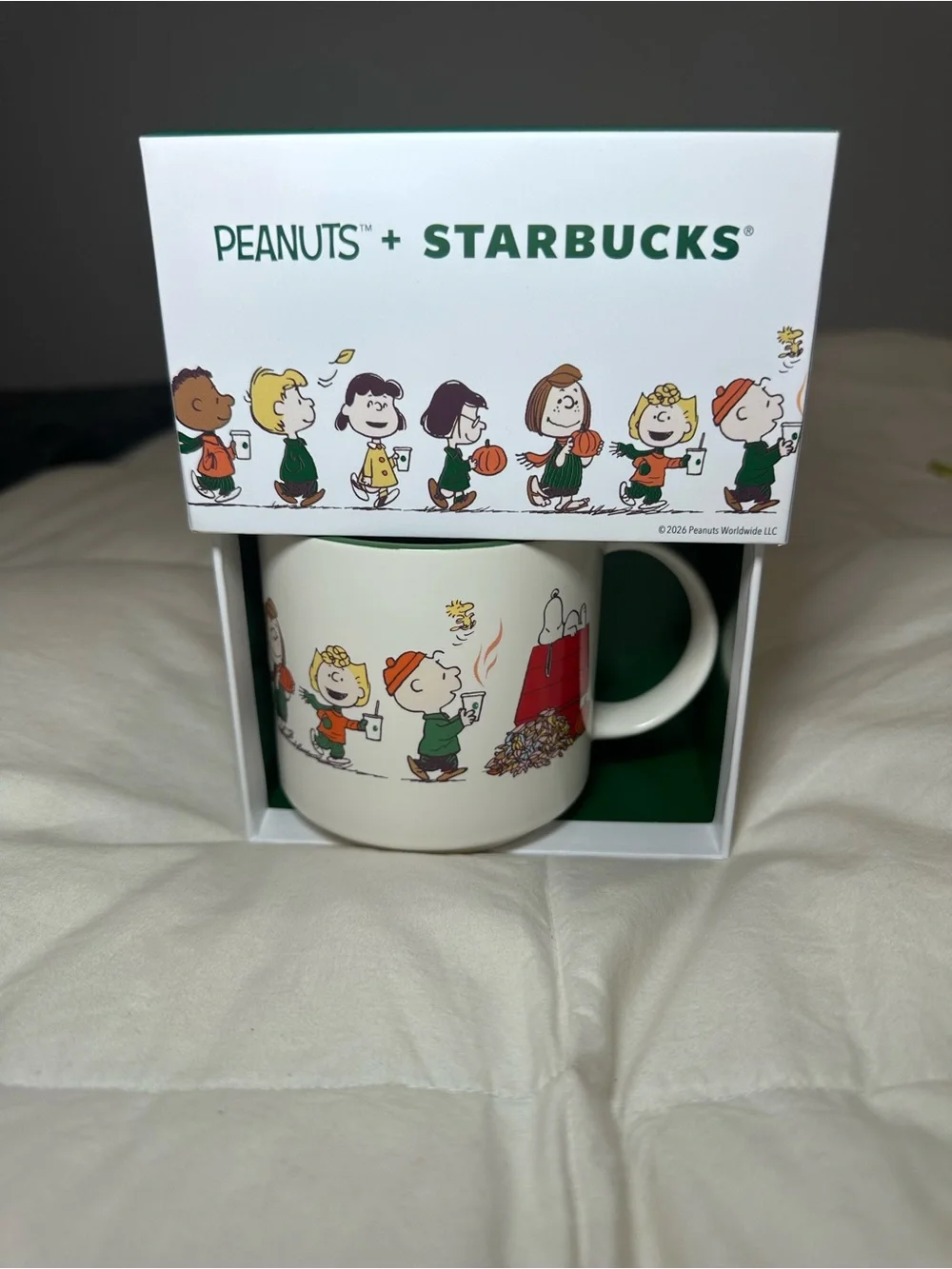 Peanuts x Starbucks 2026 fall collection Mug